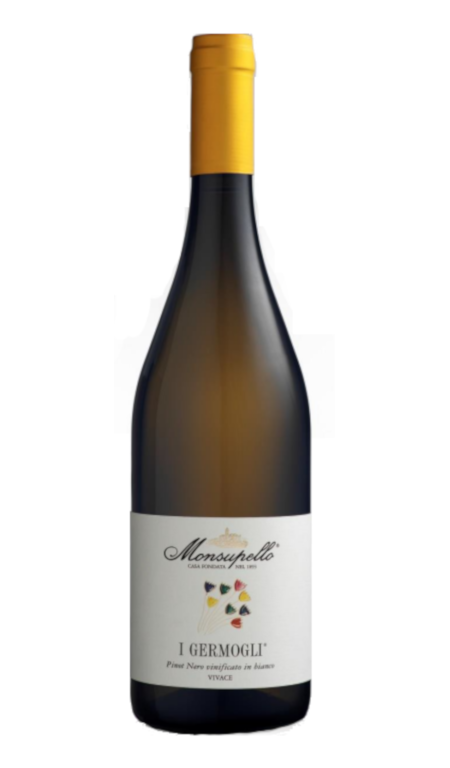 I Germogli Bianchi Pinot Nero Bianco Frizzante Provincia di Pavia Igp 2024 Monsupello