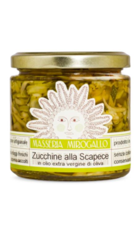 Zucchine a filetti in Olio Extra Vergine d'Oliva Masseria Mirogallo