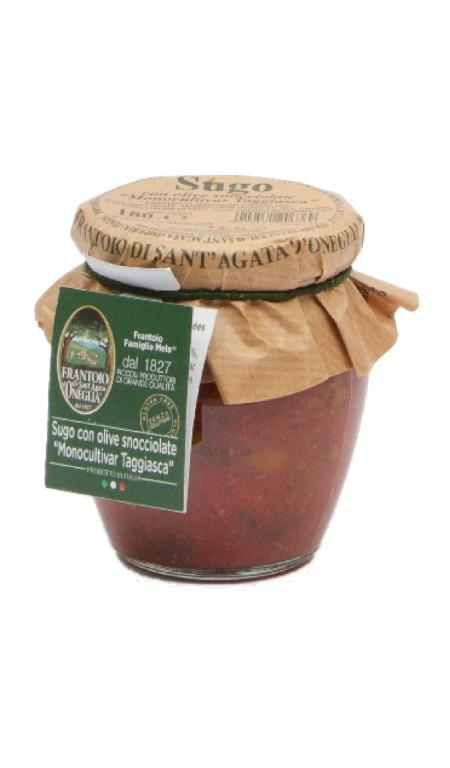 Sugo con Olive snocciolate Taggiasca Frantoio di Sant'Agata d'Oneglia