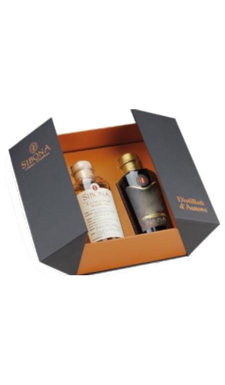 Confezione Duo Grappa XO e Barolo 5 anni Sibona