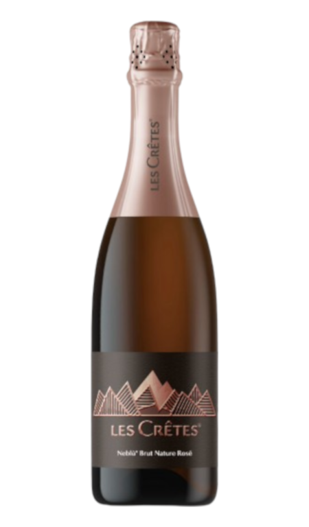 Spumante Metodo Classico Neblù  Rosé Brut Nature Les Cretes