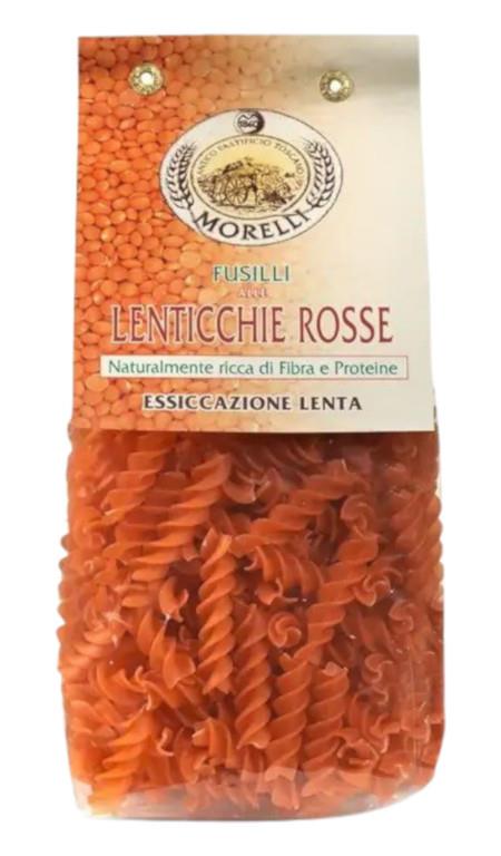 Fusilli di Lenticchie Rosse Morelli Antico Pastificio