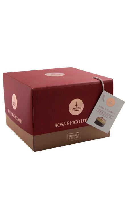 Panettone Rosa e Fico d'India Kg1 Fiasconaro
