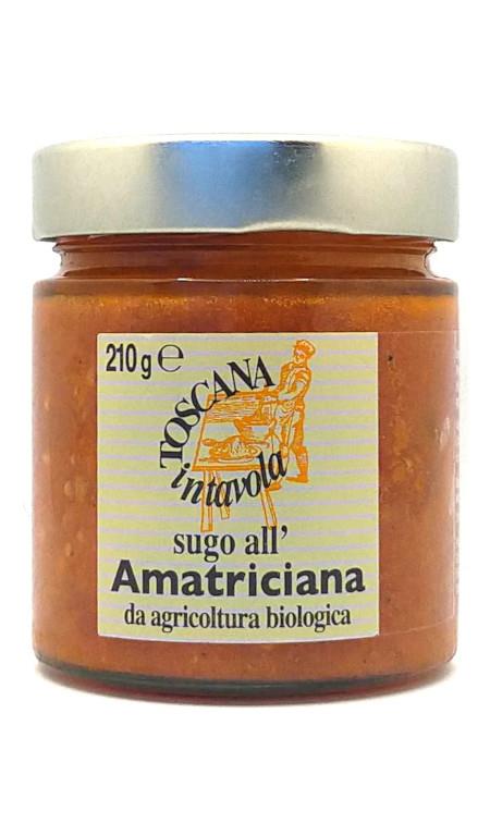 Sugo all'amatriciana Bio Toscana in tavola