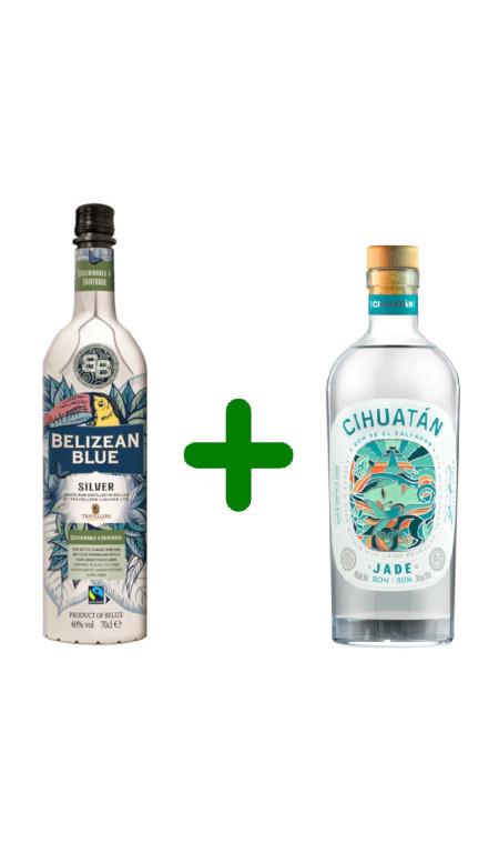 2 Rum al prezzo di uno! 1 Belizean Blue Silver Rum 0.70+ 1 Rum Bianco Jade Cihuatan 0.70 OMAGGIO