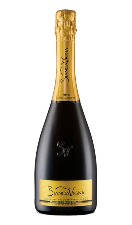 Prosecco Rive di Collalto Conegliano Valdobbiadene Extra Dry 2022 BiancaVigna