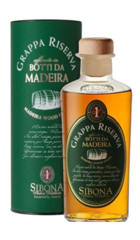 Grappa Riserva Botti da Madeira Sibona Astuccio