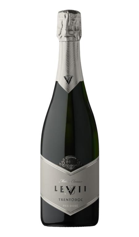 Spumante Metodo Classico Trento Doc Pas Dosé Millesimato 2019 Levii