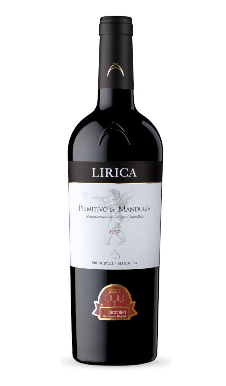Primitivo di Manduria Doc Lirica 2022 Produttori di Manduria Jeroboam Lt 3 Cassa Legno