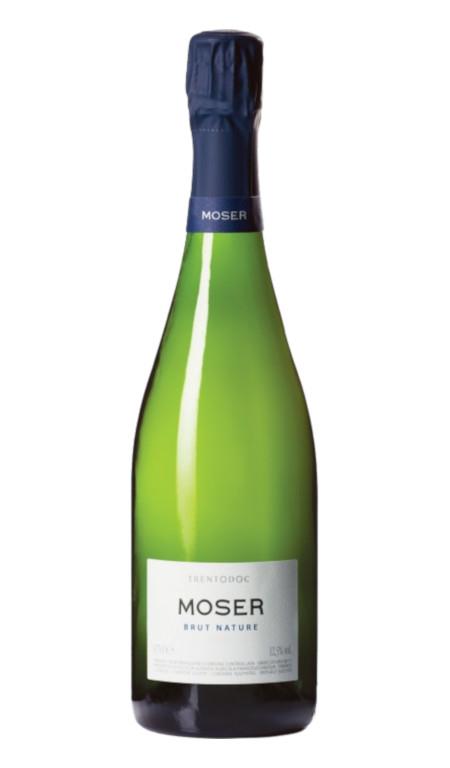 Spumante Metodo Classico Trento Doc Brut Nature 2018 Moser