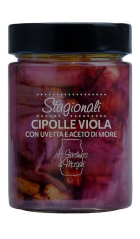 Cipolla viola con  uvetta e aceto di more La Giardiniera di Morgan